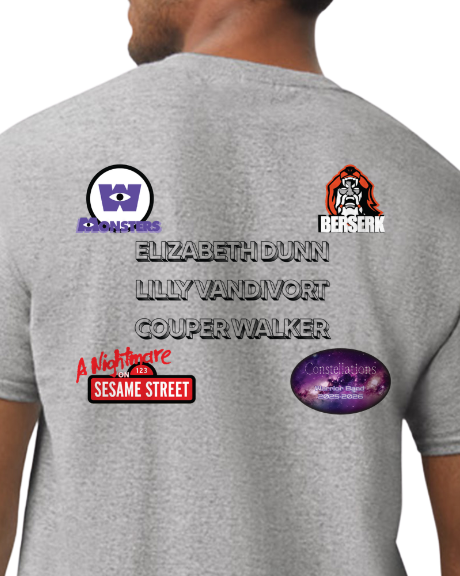 2026 Washington Band Senior Shirts