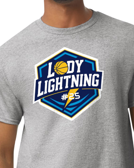 Lady Lightning Fan Number Tee
