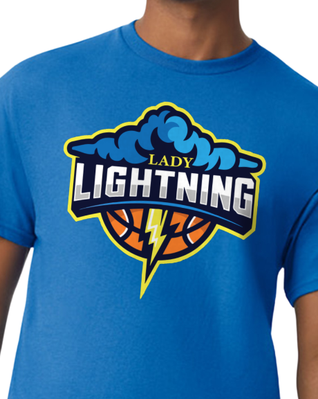 Lady Lightning Logo Tee