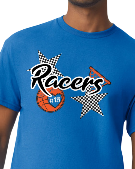 Racers Star Player Number Tee