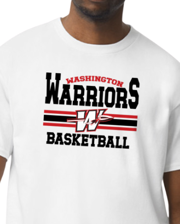 Warriors Basketball Tee Design