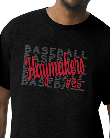 Haymakers Player Number Tee