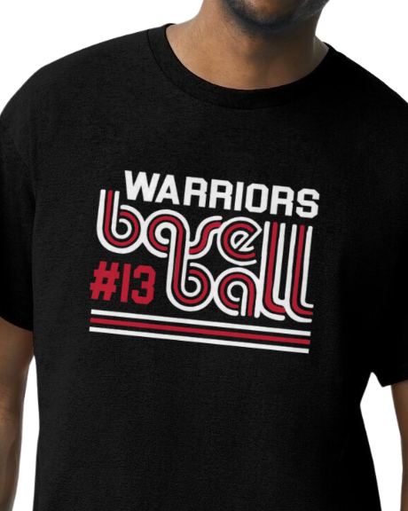 Warriors Player Number Tee