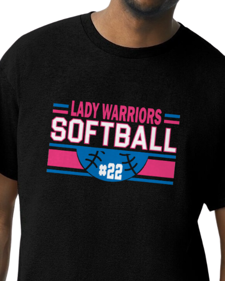 Blough Lady Warriors Softball Player Number