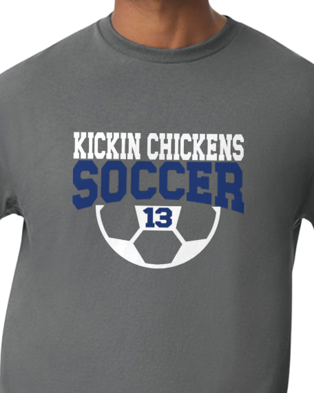 Kickin Chickens Player Number Tee