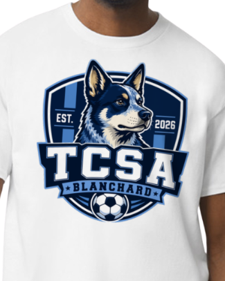 Blue Heelers Soccer Fan Tee