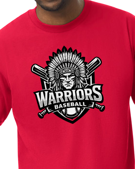Warriors Baseball Tee 8