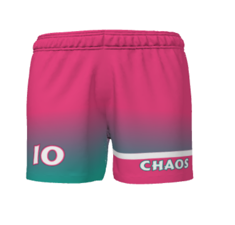 JBBS615W- Chaos JUICE SINGLE-PLY REVERSIBLE BASKETBALL 5" SHORT